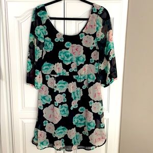 Women’s “Peaches N’ Creme” Floral Dress